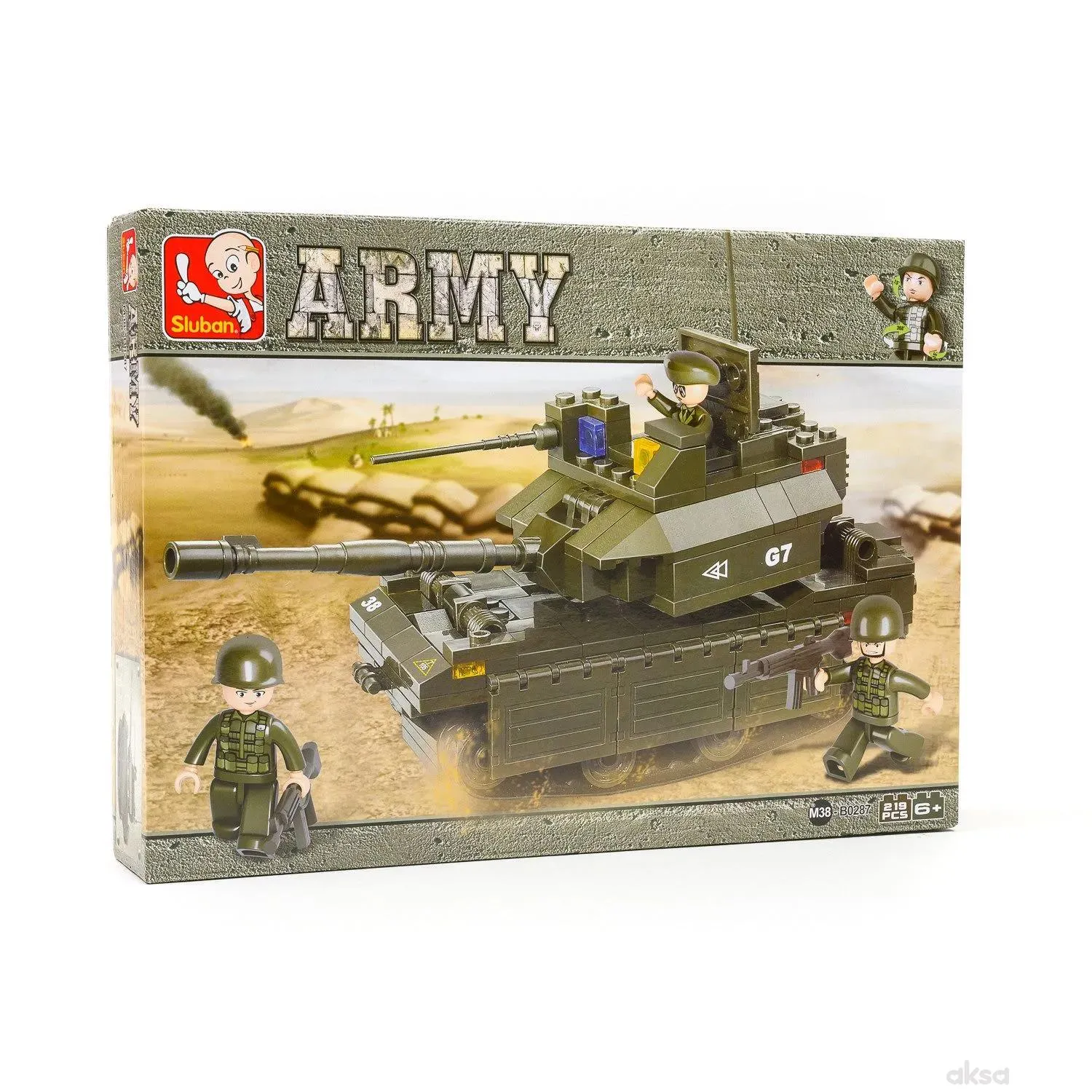 Sluban kocke, M1A2 tenk, 219 kom
