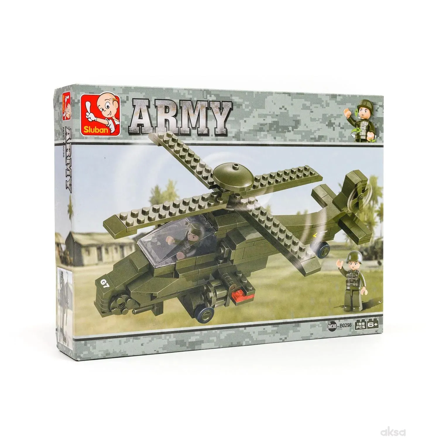 Sluban kocke, vojni helikopter, 199 kom