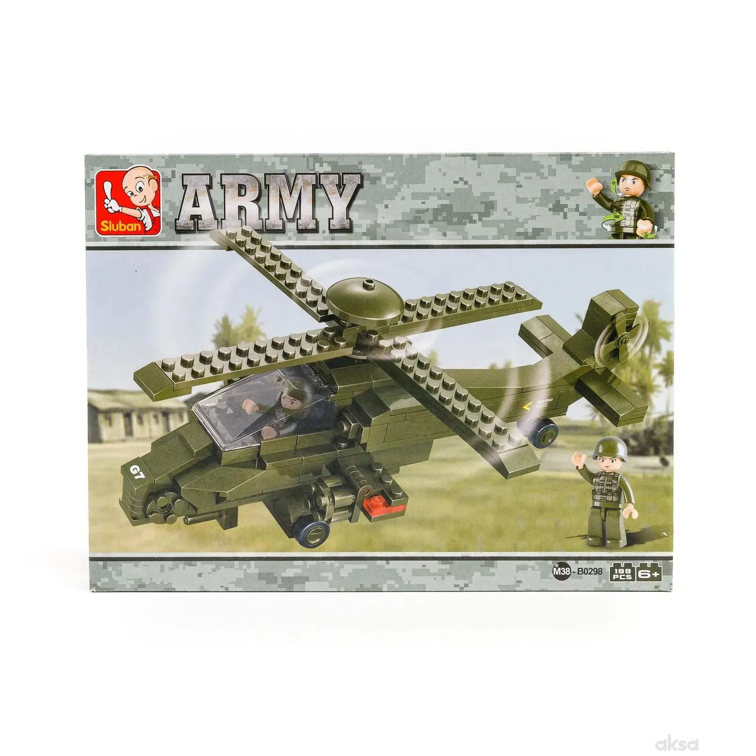 Sluban kocke, vojni helikopter, 199 kom