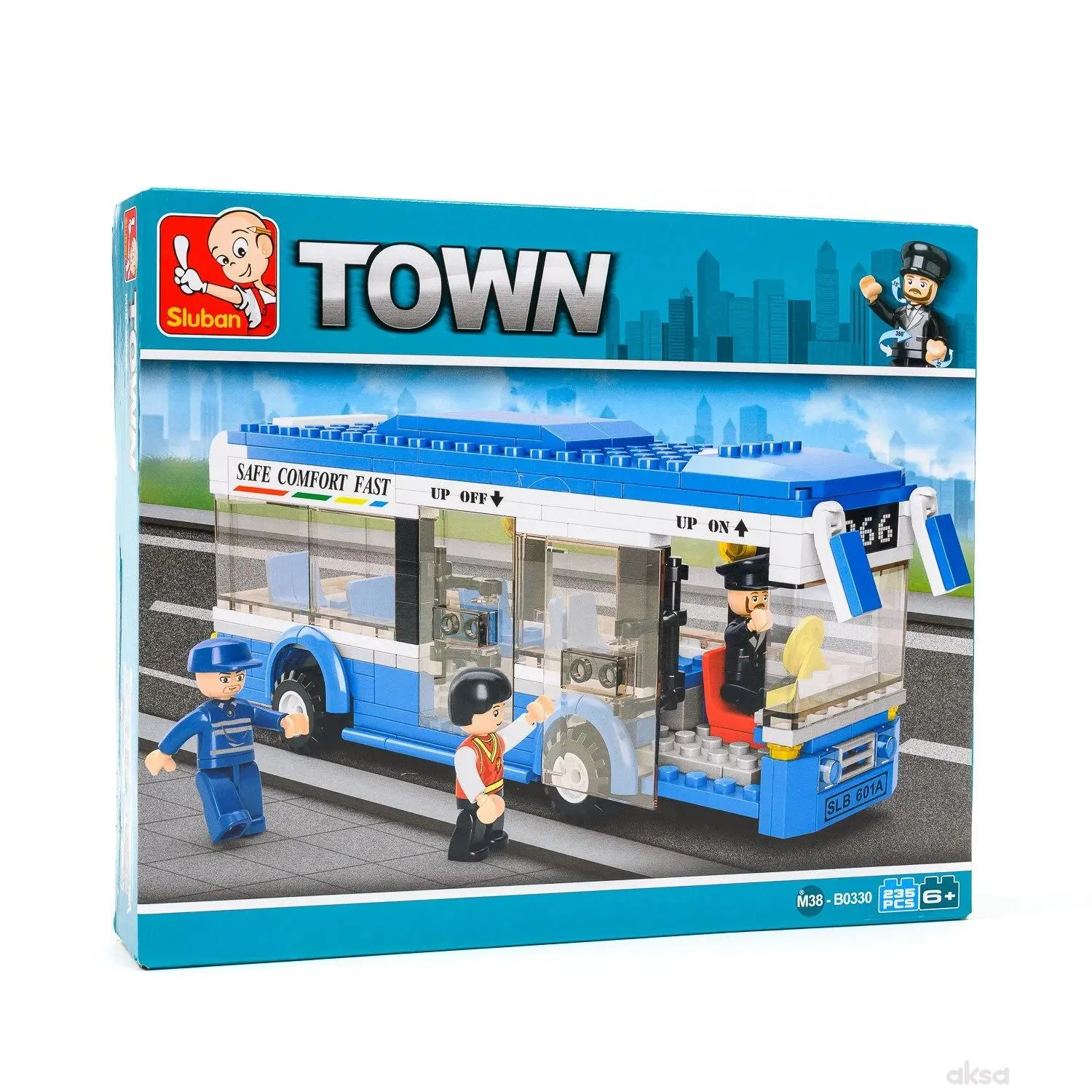 Sluban kocke, autobus, 235 kom