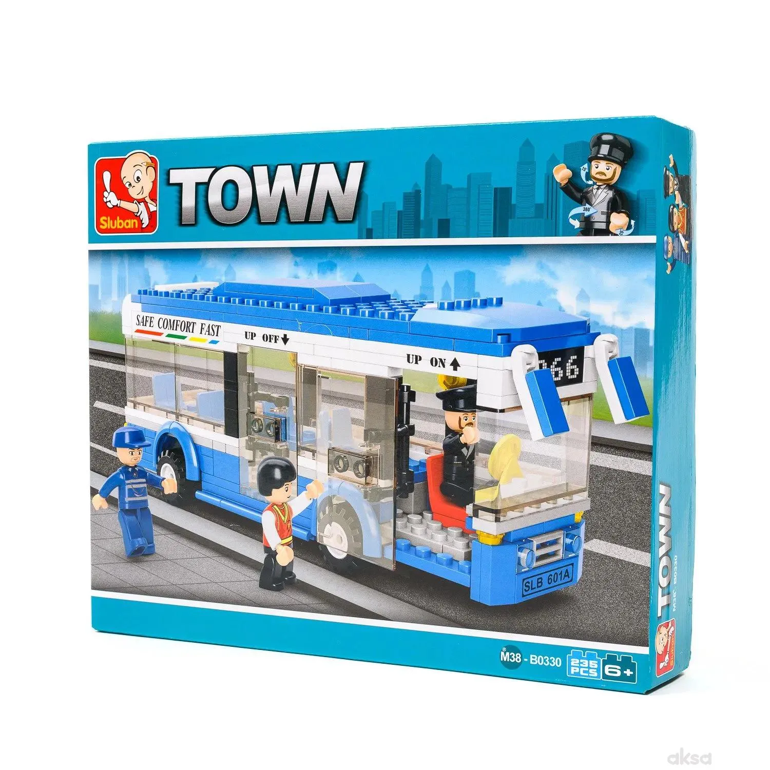 Sluban kocke, autobus, 235 kom
