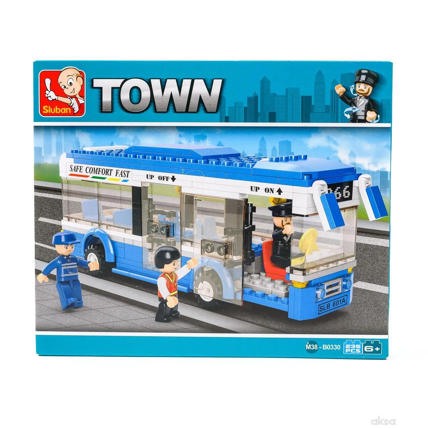 Sluban kocke, autobus, 235 kom