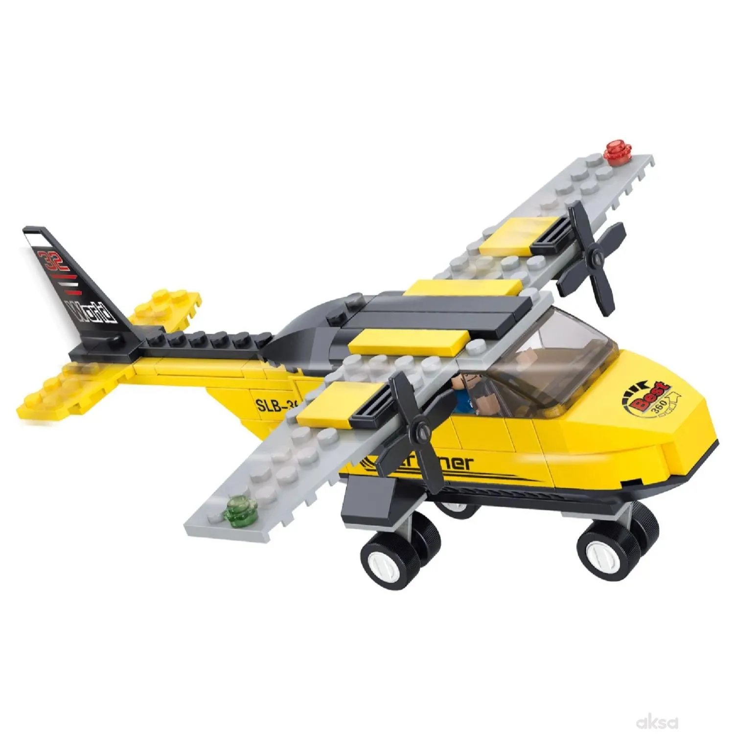 Sluban kocke, trenažni avion, 110 kom