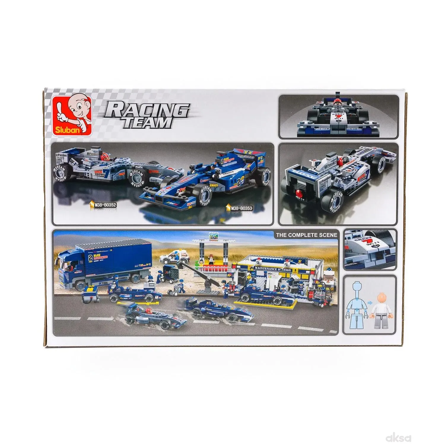 Sluban kocke, formula srebrna strijela, 257 kom
