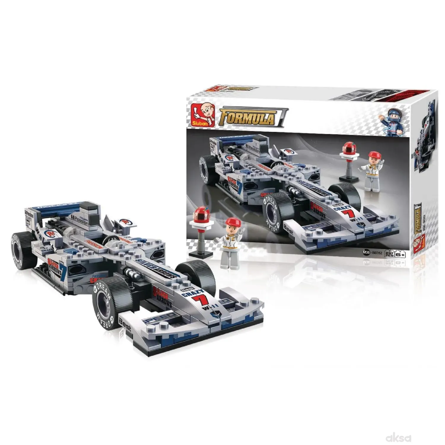Sluban kocke, formula srebrna strijela, 257 kom