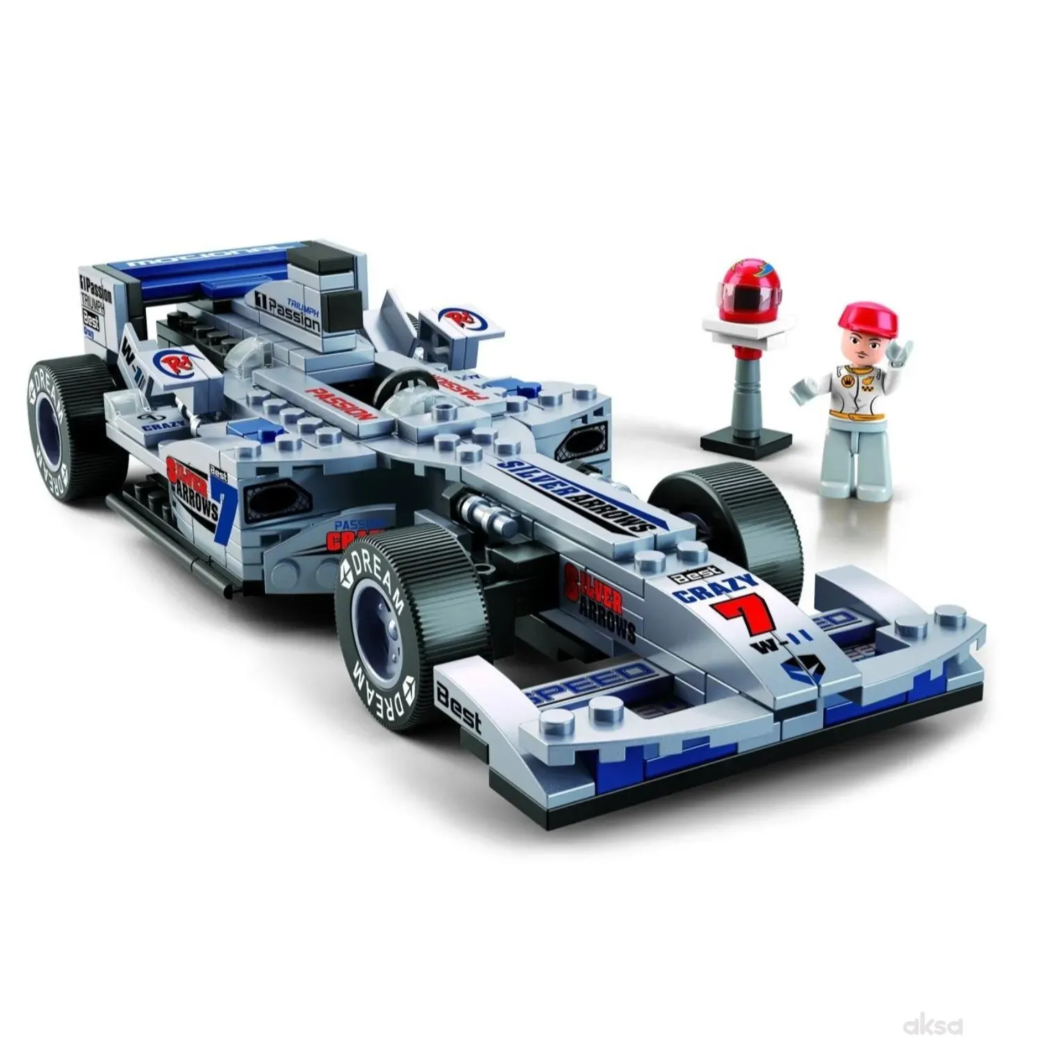 Sluban kocke, formula srebrna strijela, 257 kom