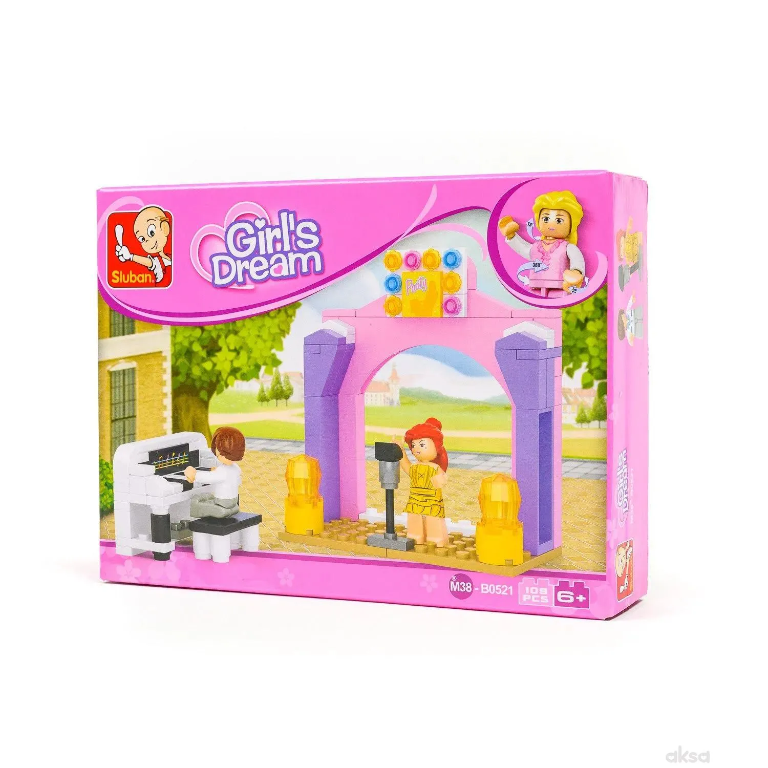 Sluban kocke, klavir, 109 kom