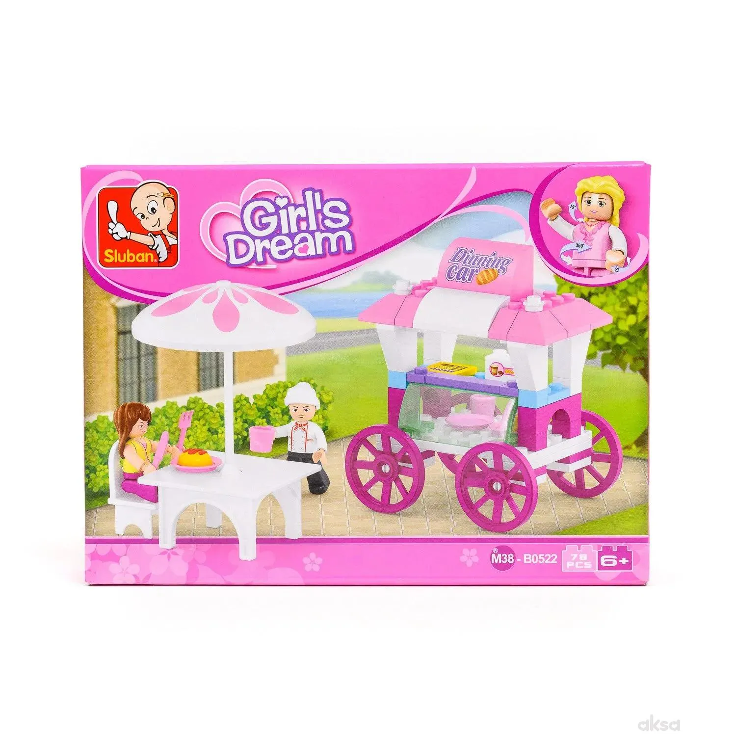 Sluban kocke, brza hrana, 78 kom