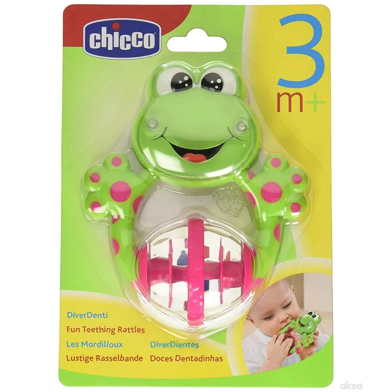 Chicco zvečka Žaba