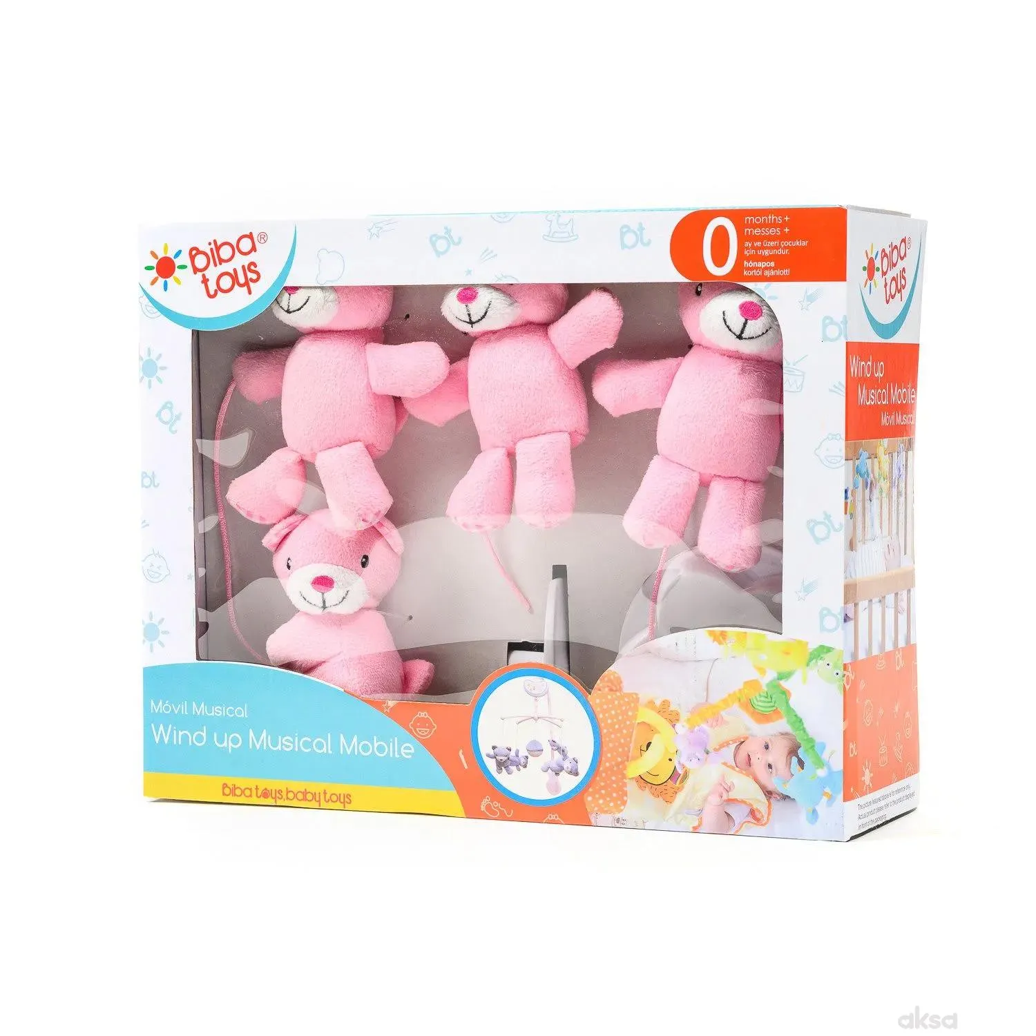 Biba Toys muzička vrteška veseli medvedići