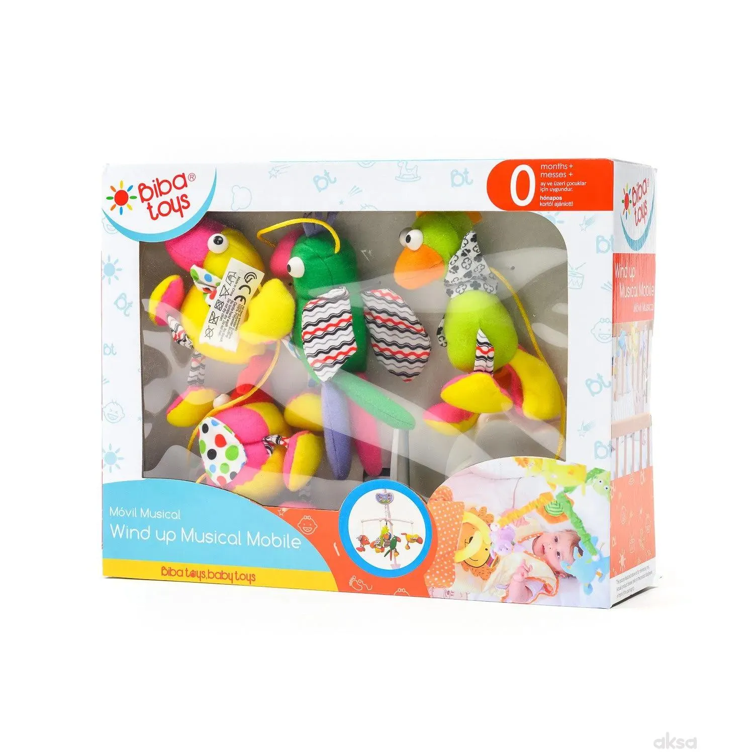 Biba Toys muzička vrteška ptičice