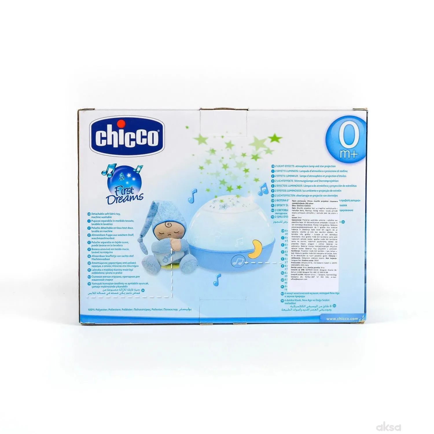 Chicco muzički projektor Uspavane Zvijezde (fd)-plav