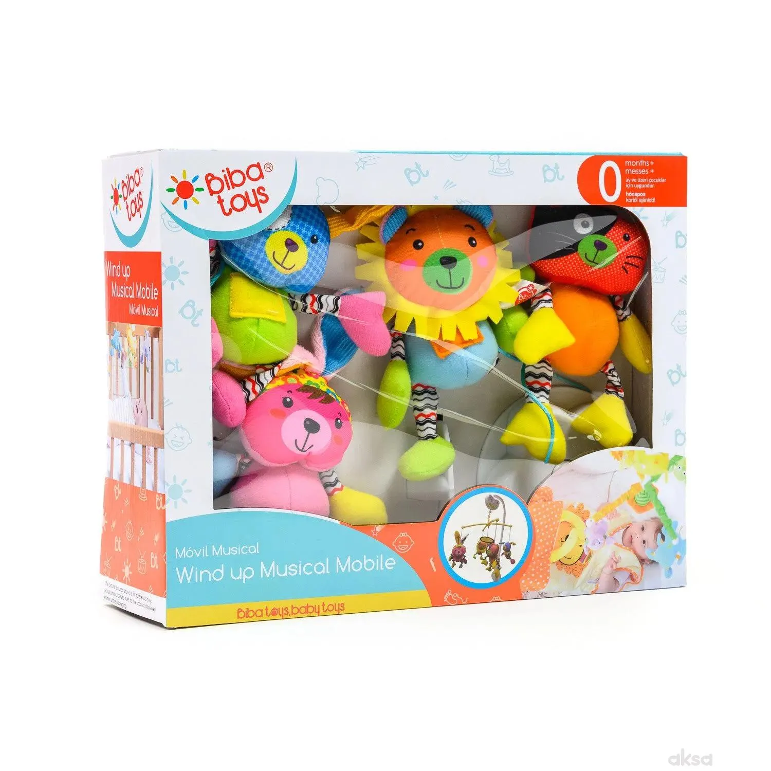 Biba Toys muzička vrteška sretni drugari