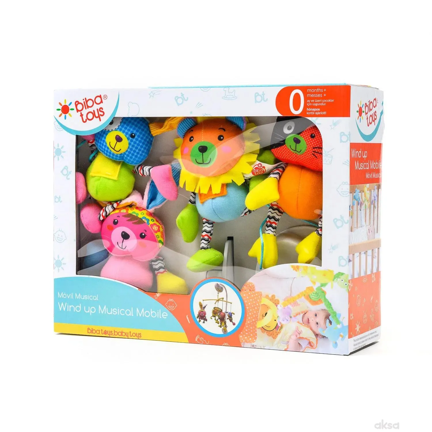 Biba Toys muzička vrteška sretni drugari