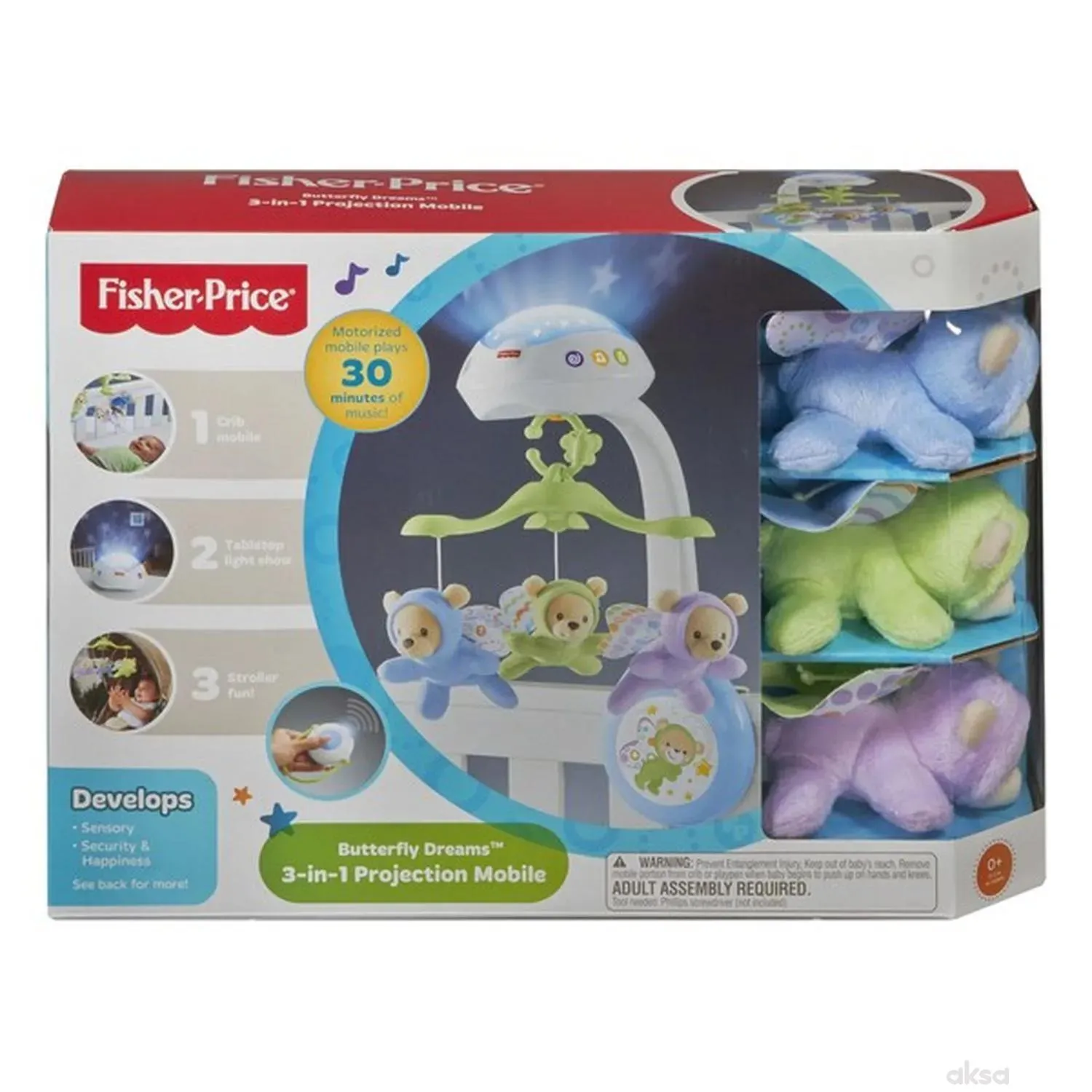 Fisher Price vrteška sa medvjedićima
