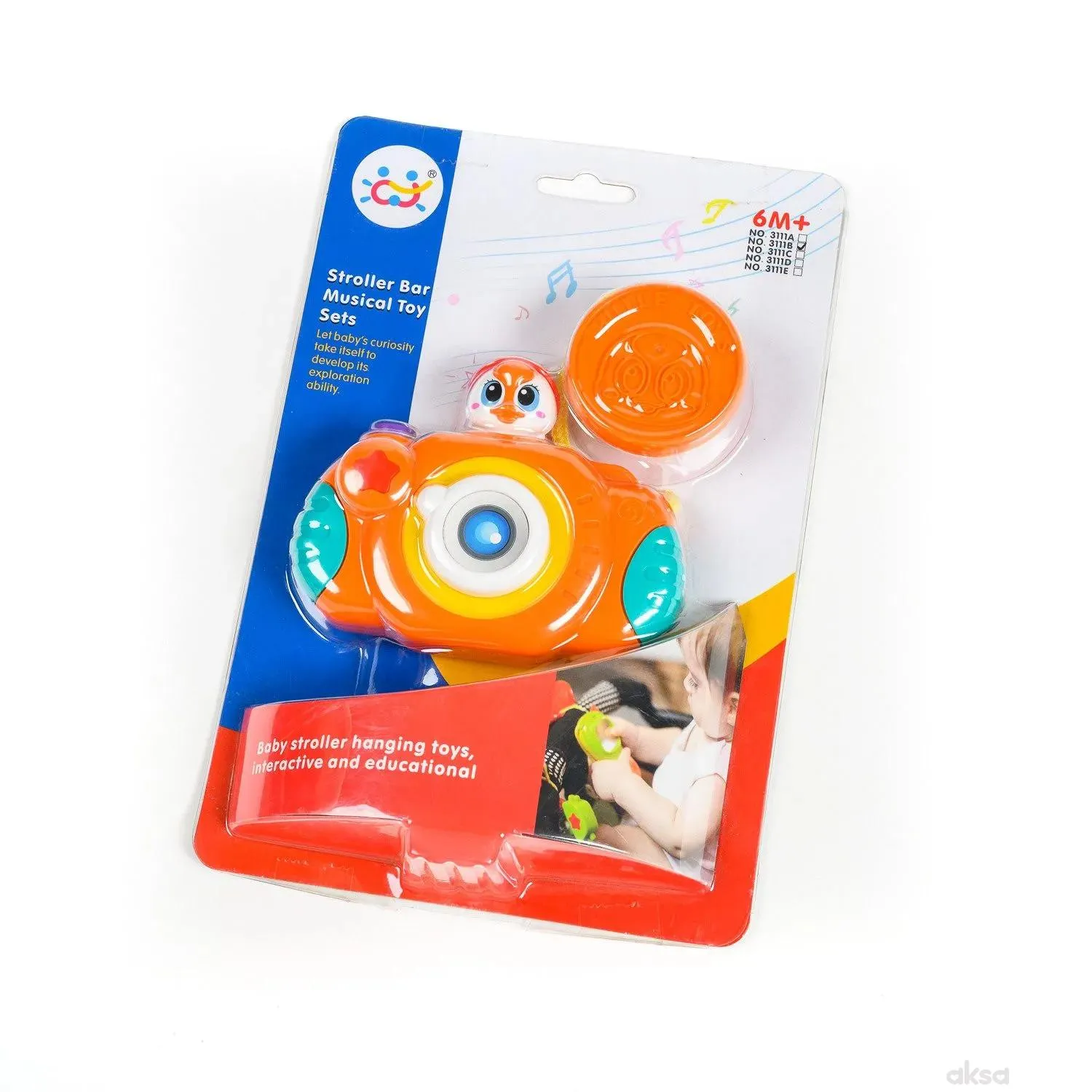 Huile toys muzička igračka za kolica foto-aparat