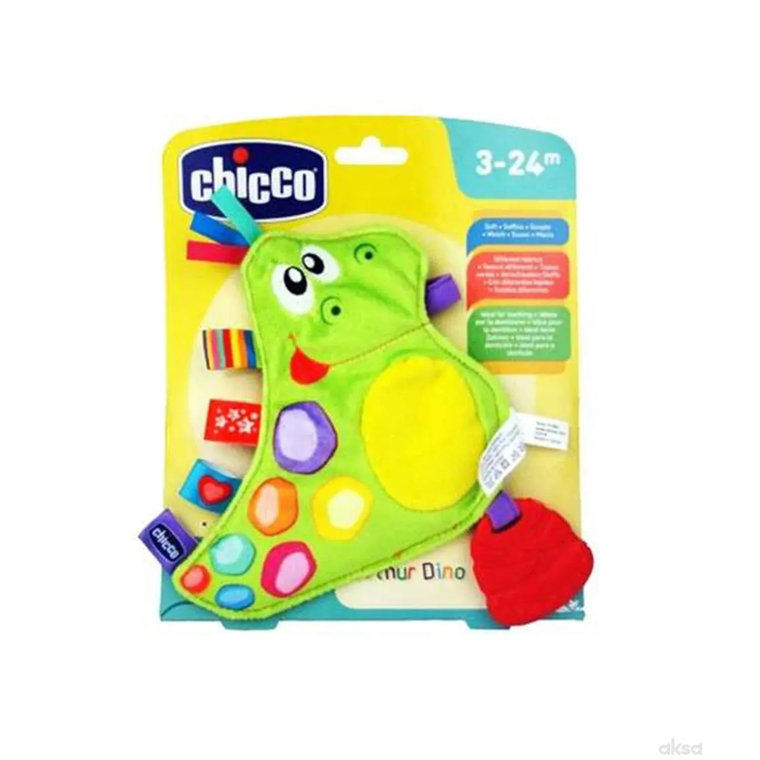 Chicco igračka glodalica dinosaurus 