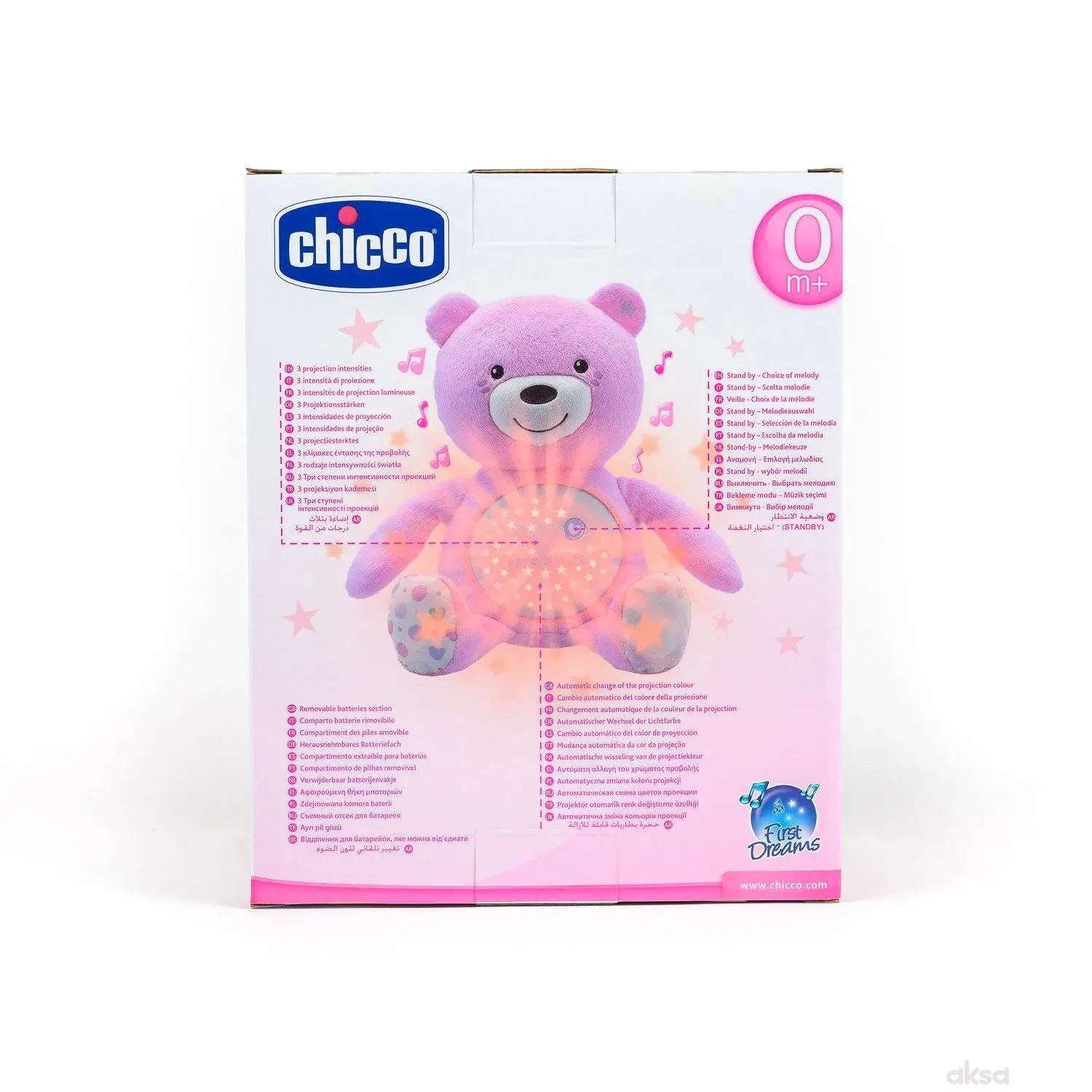 Chicco igračka projektor medo (fd) - roze 