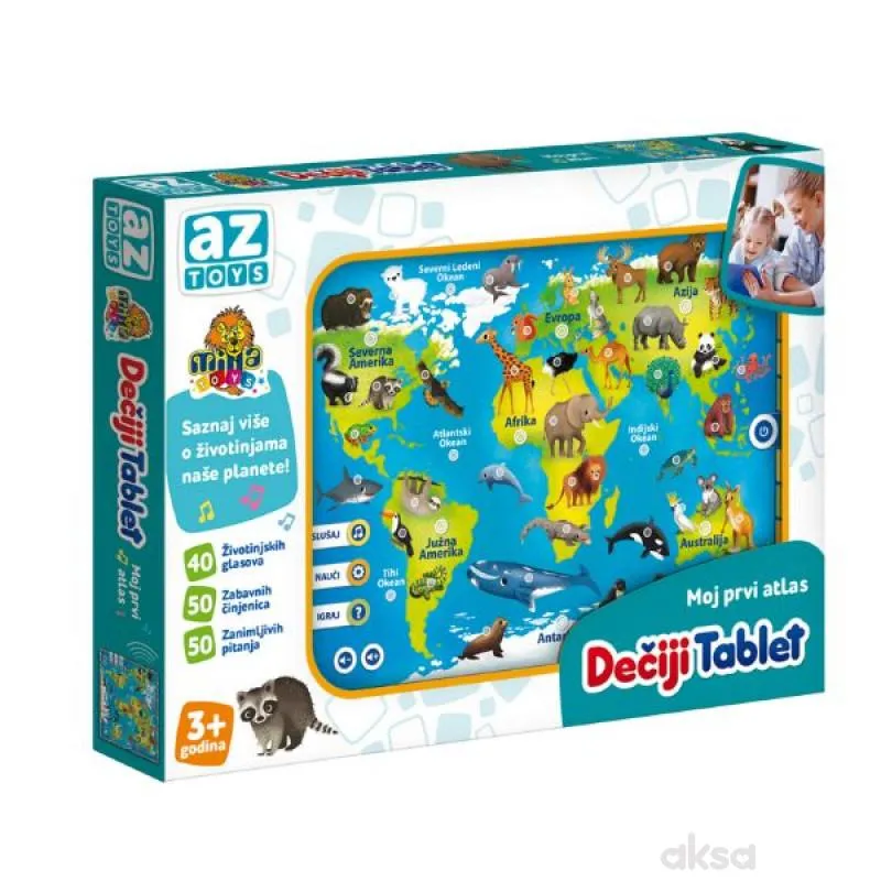 Milenijum deciji tablet moj prvi atlas 010021