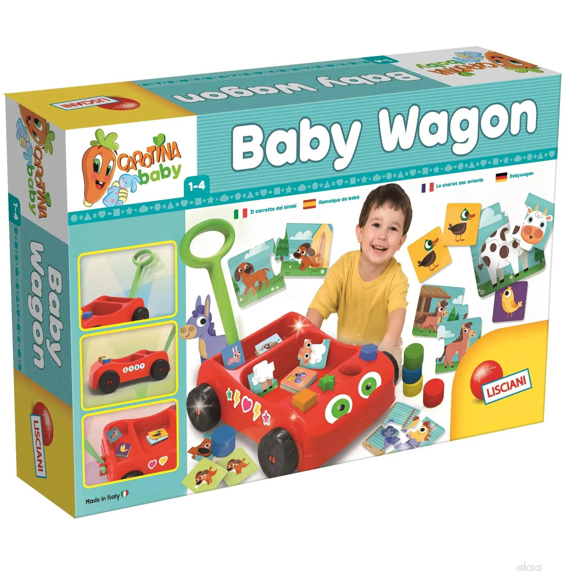 Carotina Edukativno vozilo Baby Wagon Lisciani 35481