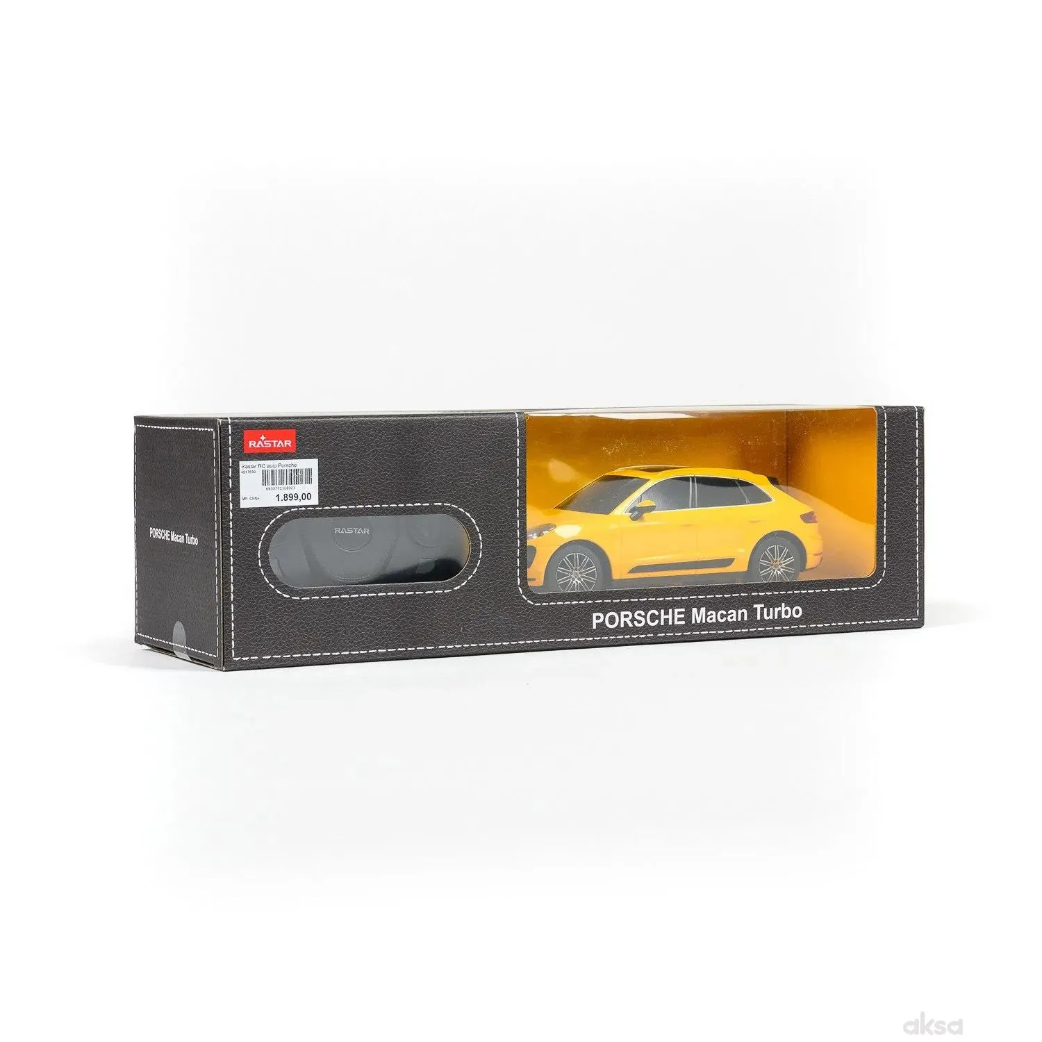 Rastar RC auto Porsche Macan Turbo 1:24 -crv, žut