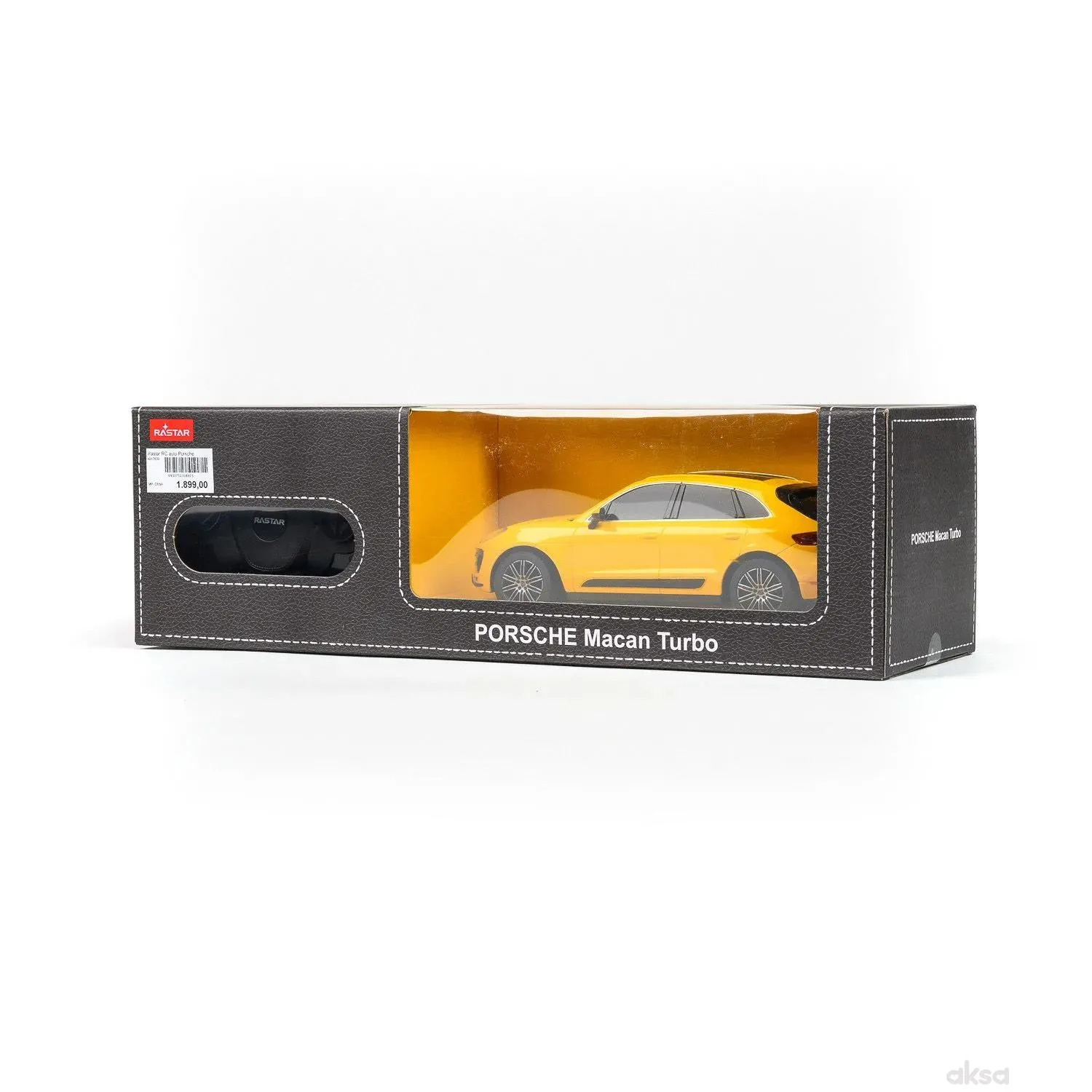 Rastar RC auto Porsche Macan Turbo 1:24 -crv, žut