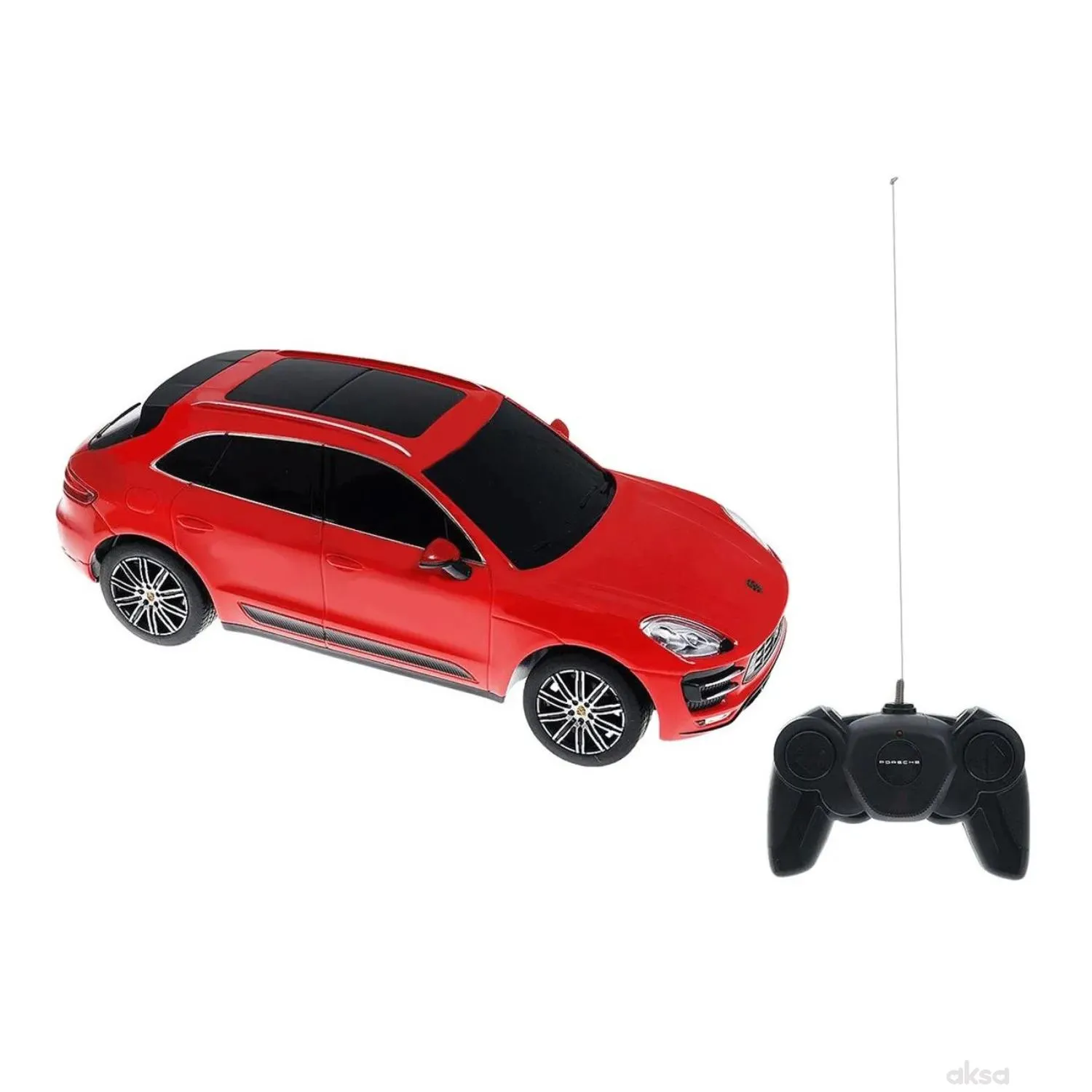 Rastar RC auto Porsche Macan Turbo 1:24 -crv, žut 