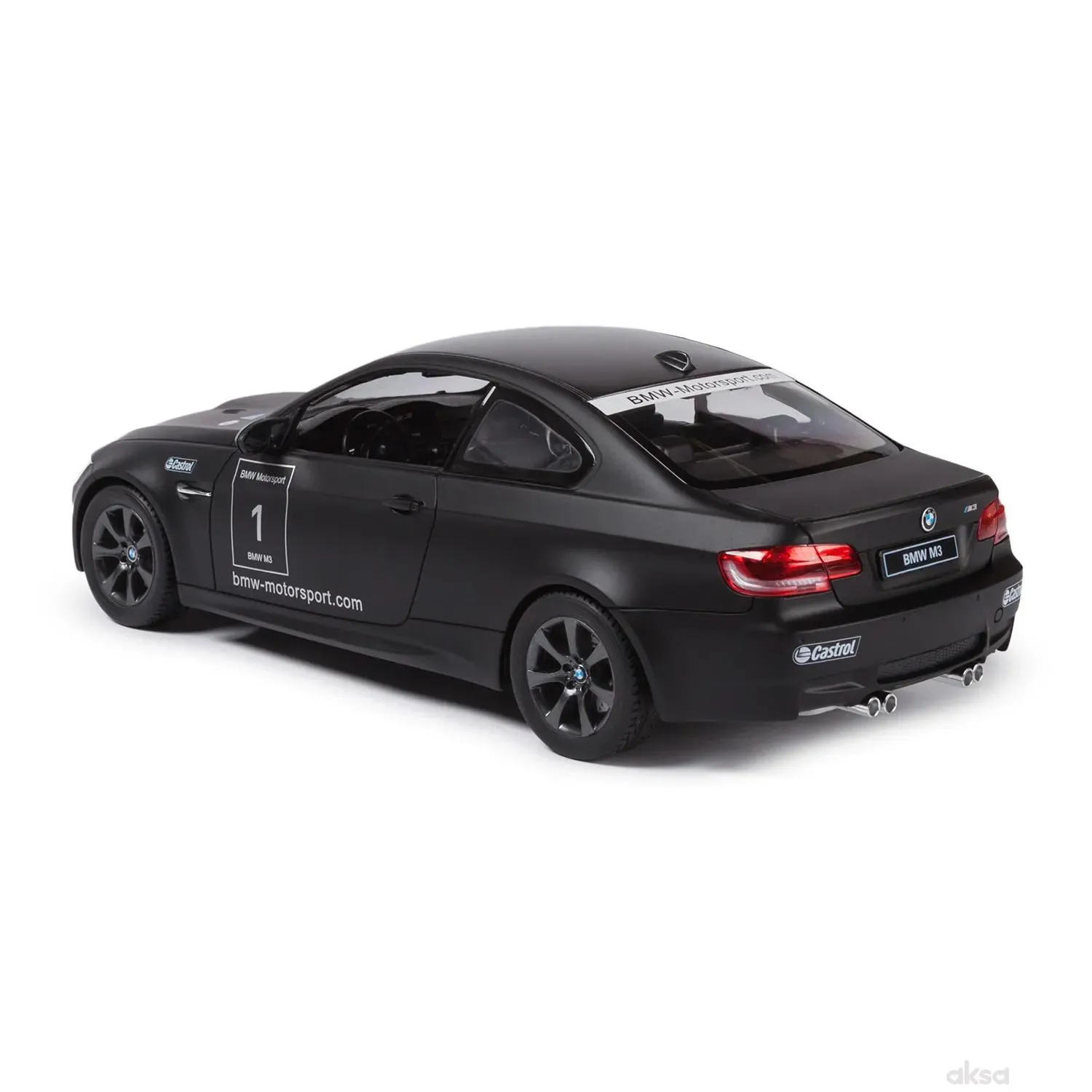 Rastar RC BMW M3 sa volanom 1:14 - crn, bijel