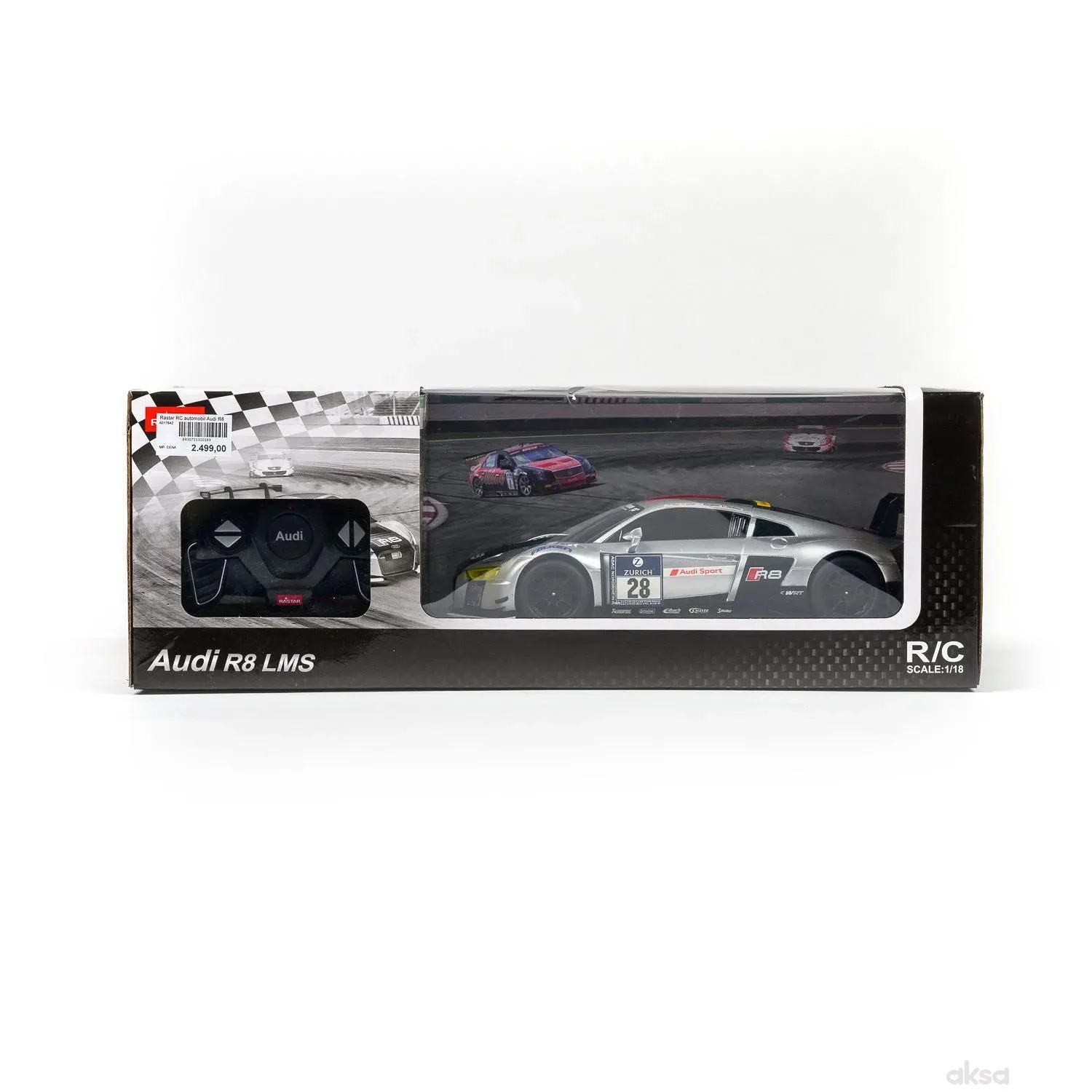 Rastar RC automobil Audi R8 racing 1:18