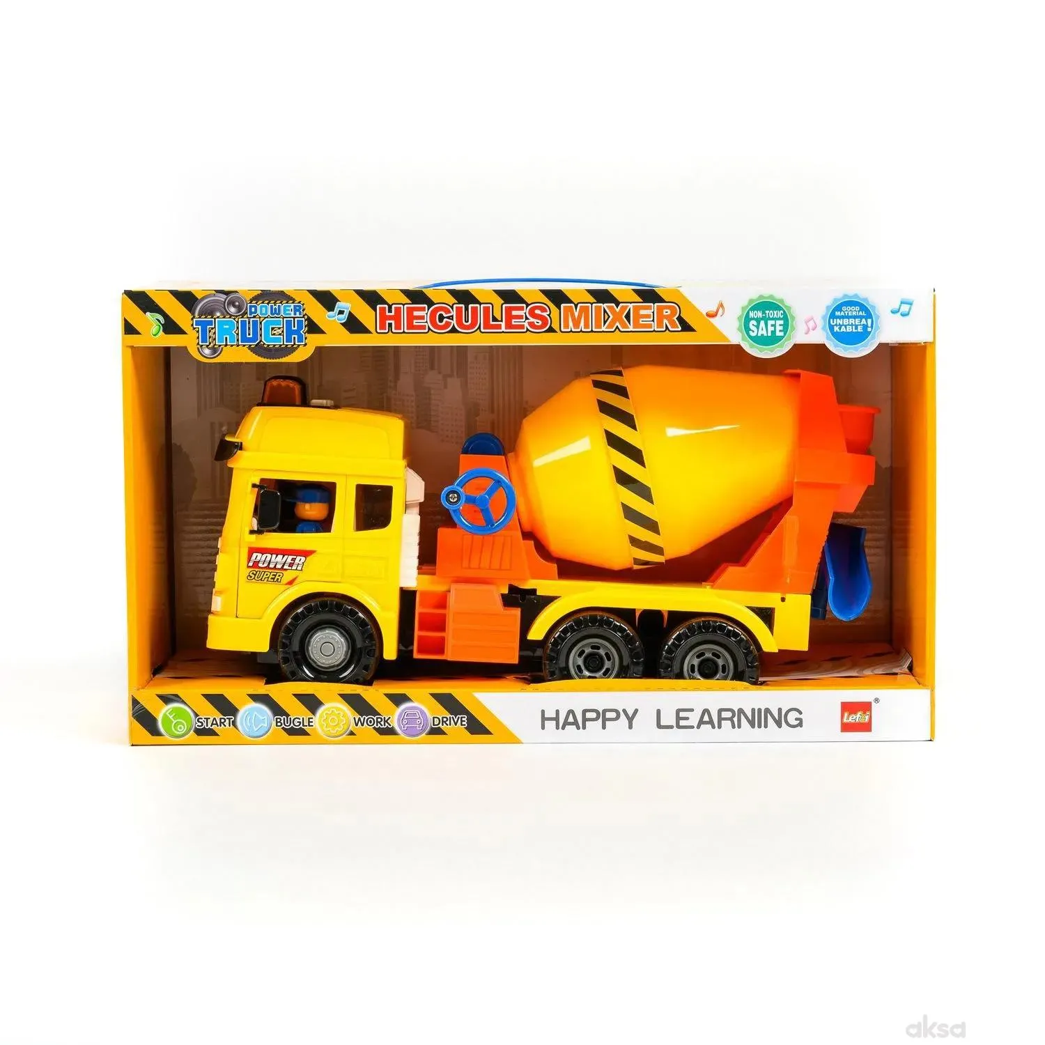 HK mini igračka, frikcioni kamion mješalica, veći 