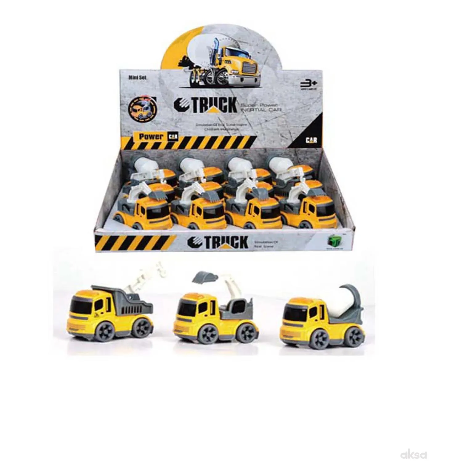 HK Mini građevinsko vozilo, die-cast (tp 12)