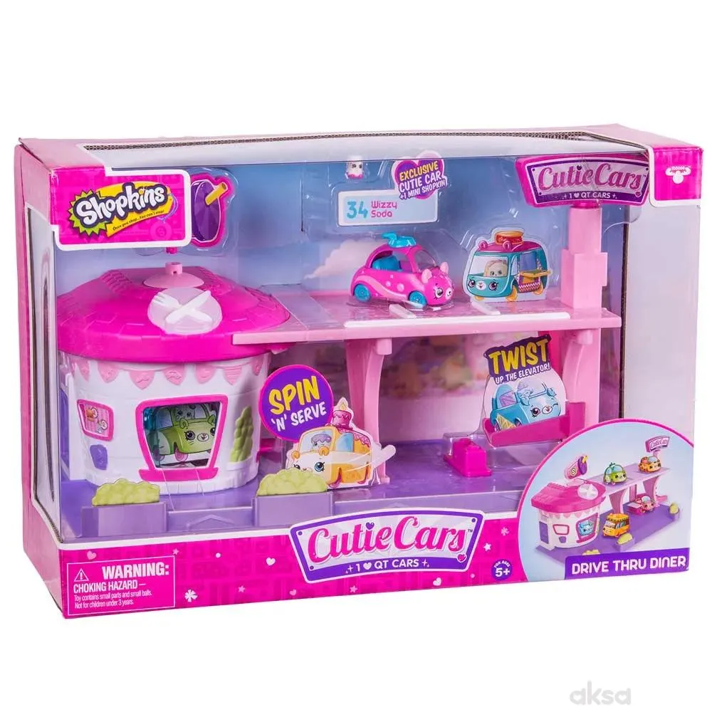 Cutie Cars drive in parking set