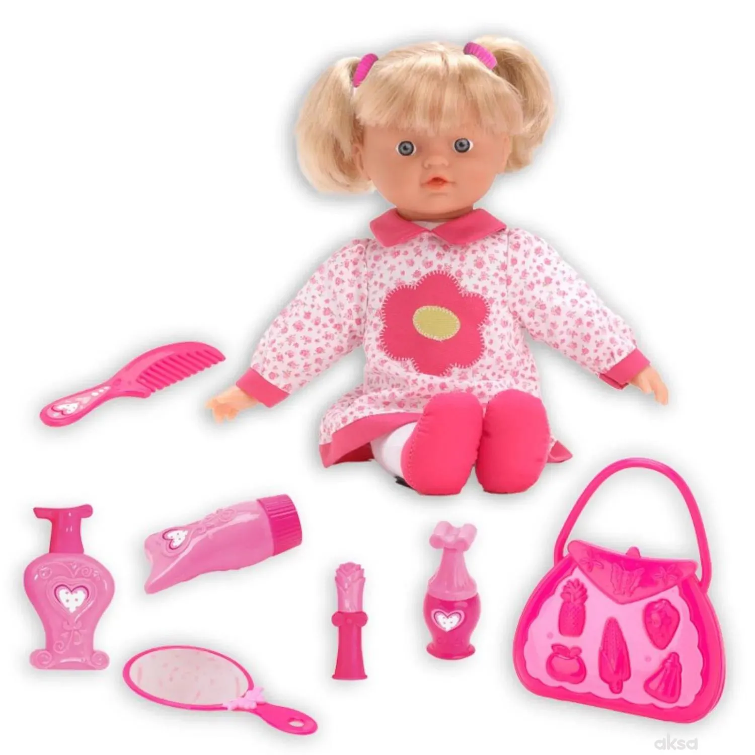 Loko toys, lutka sa priborom za kosu, 32 cm