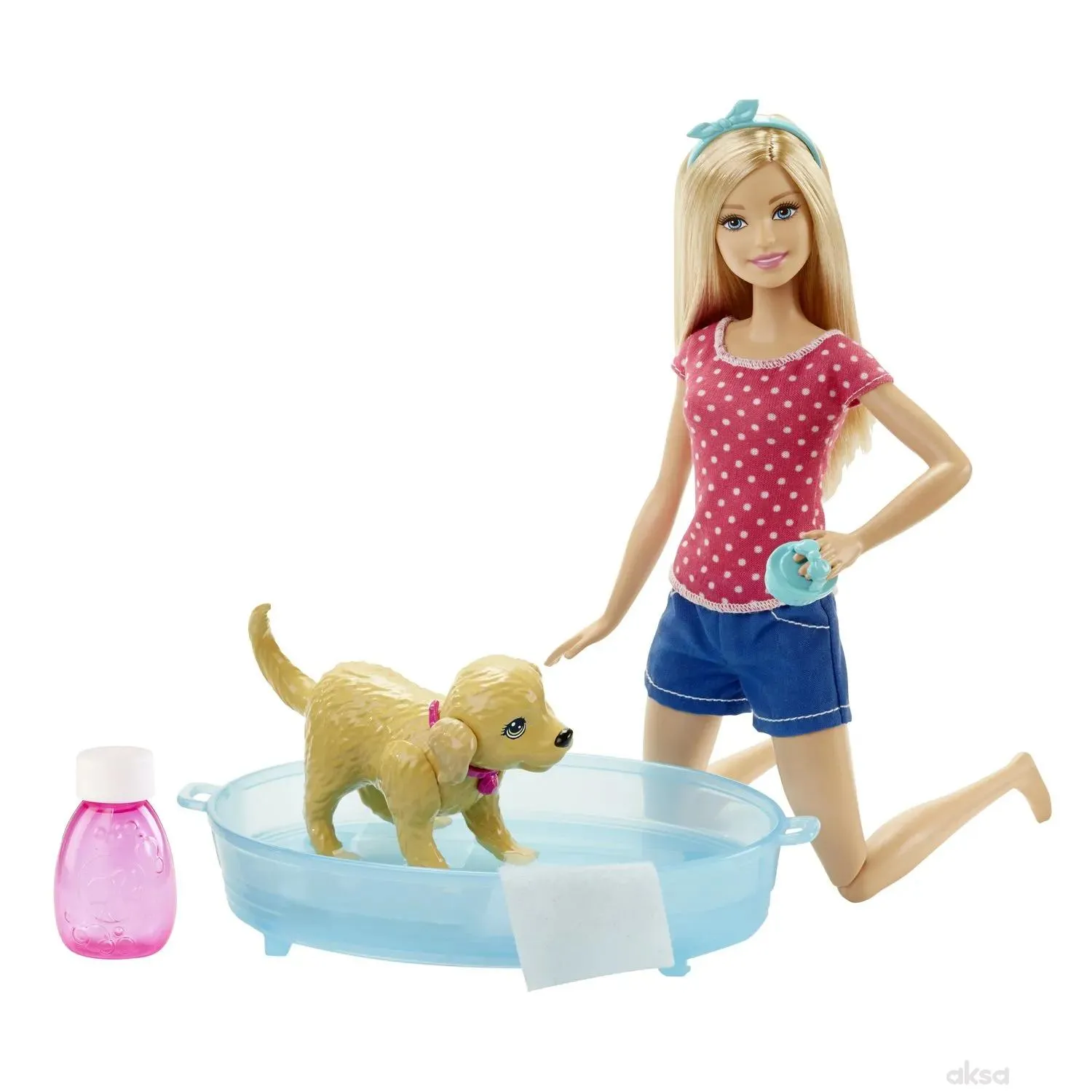 Barbie i kuca u bazenu DGY83 