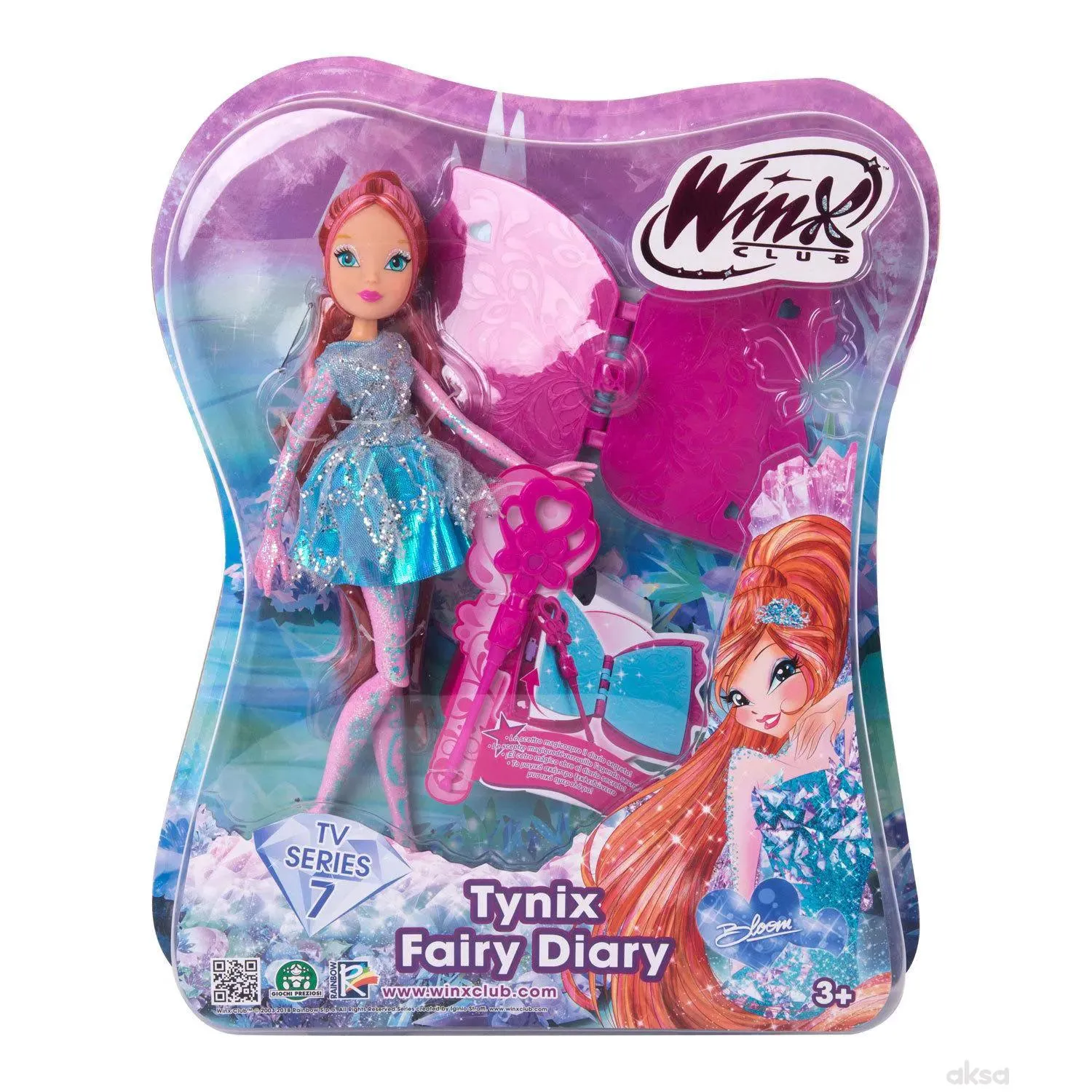Winx Lutka Tynix Bloom S Dnevnikom 26 Cm 127429