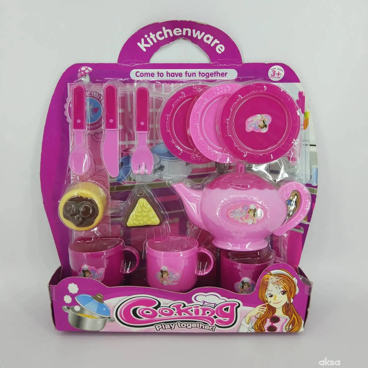 Hk Mini, igračka set za čajanku plastični