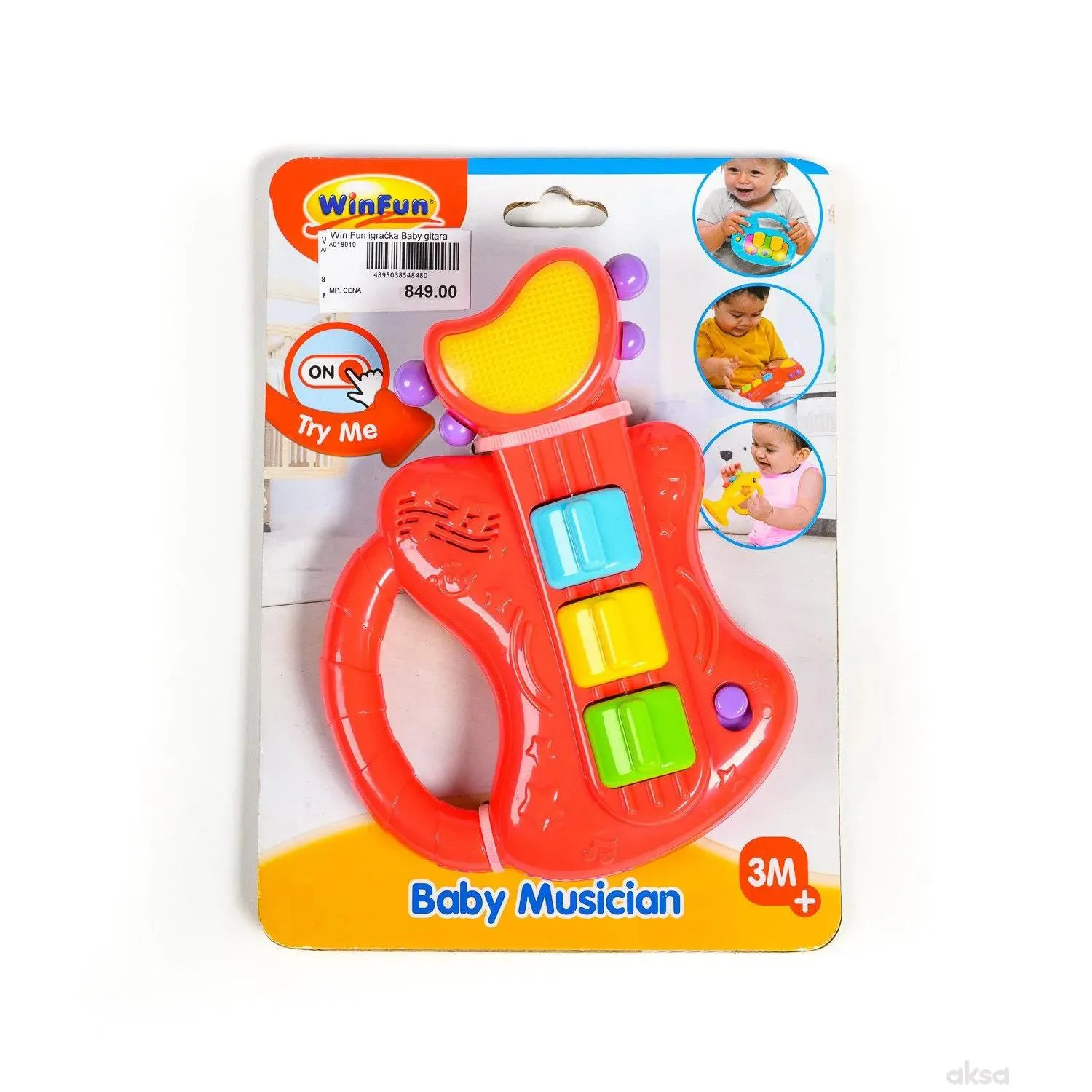 Win Fun igračka Baby gitara