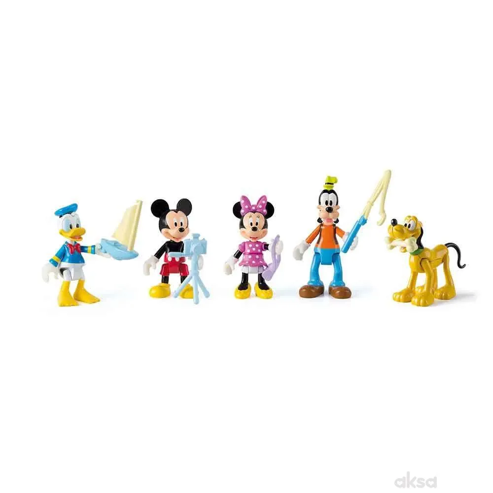 Mickey/Minnie 5 figura asst 