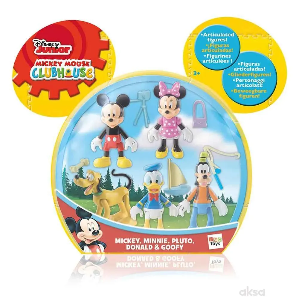 Mickey/Minnie 5 figura asst
