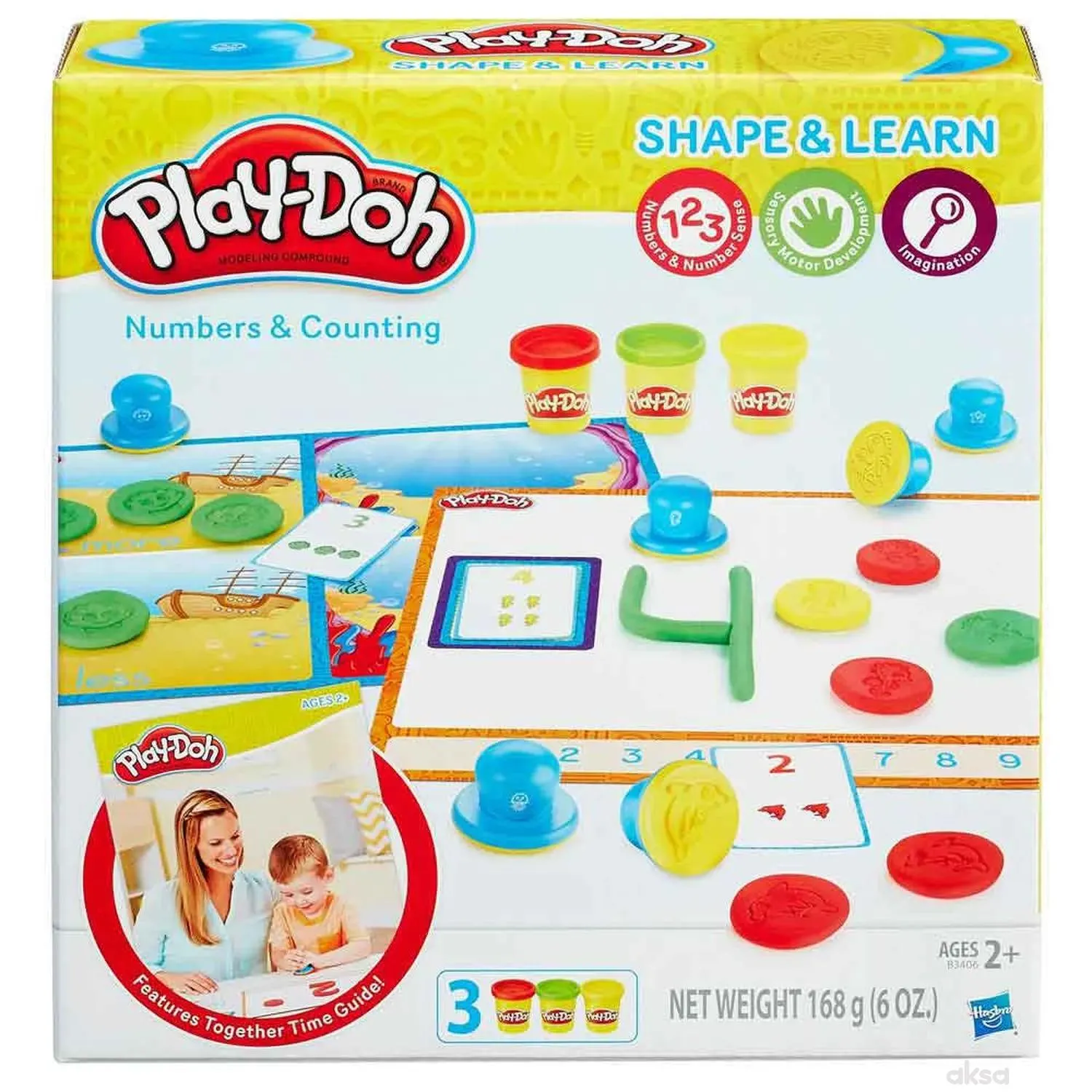 Play-doh plastelin set brojevi