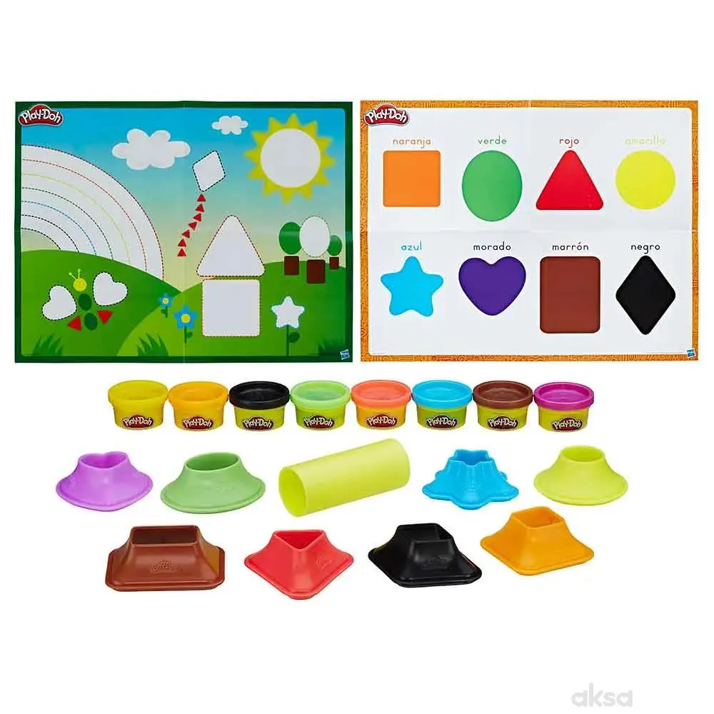 Play-doh plastelin set boje i oblici