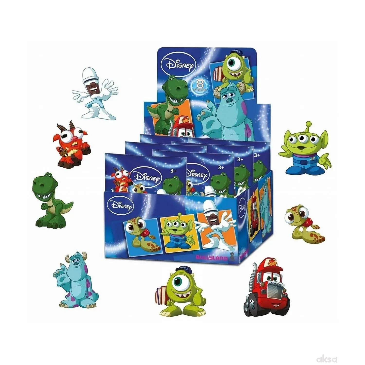 Bullyland Disney Figure 4Cm 8Assdisplay 24Pcs