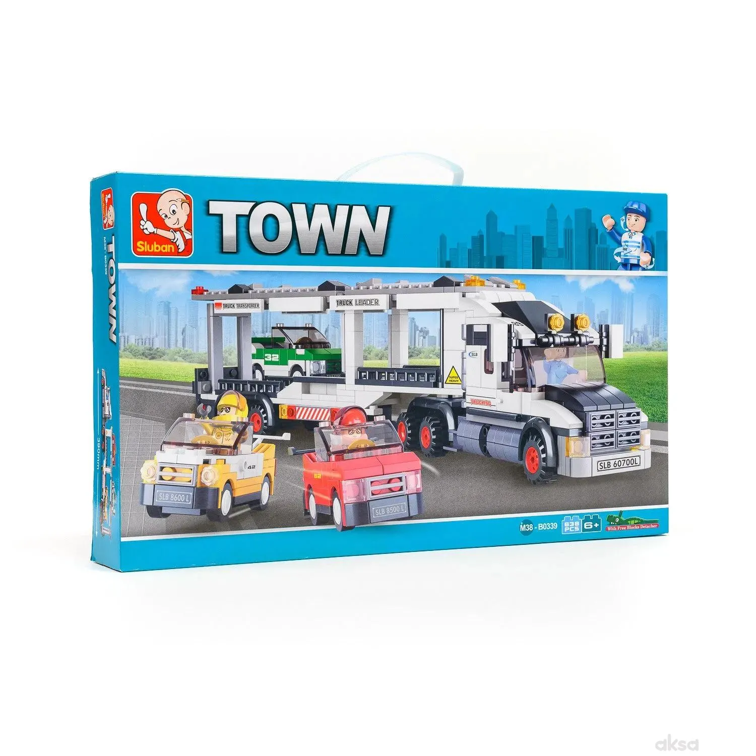 Sluban kocke, kamion transporter, 638 kom
