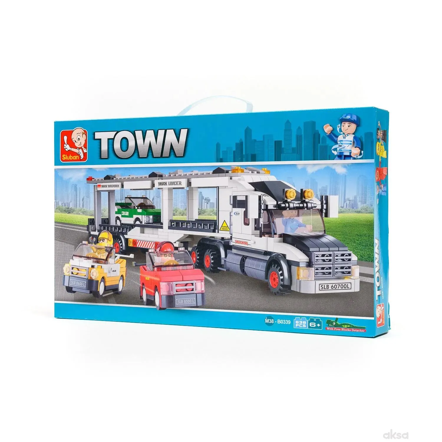 Sluban kocke, kamion transporter, 638 kom