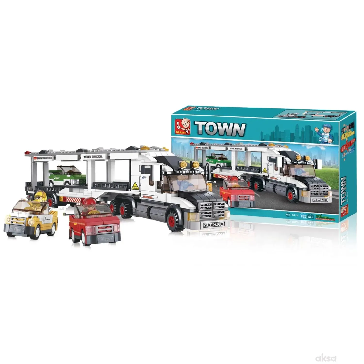 Sluban kocke, kamion transporter, 638 kom