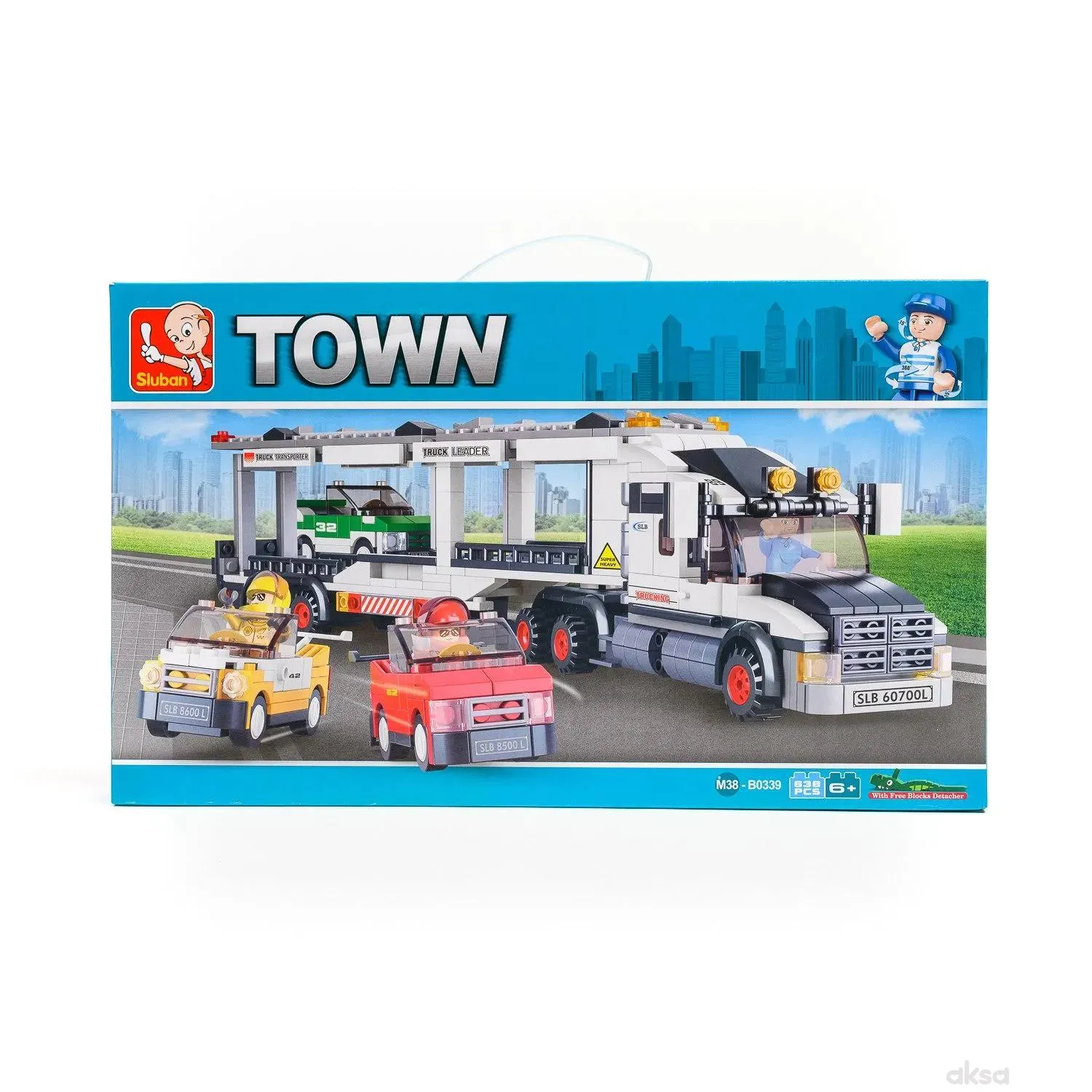 Sluban kocke, kamion transporter, 638 kom
