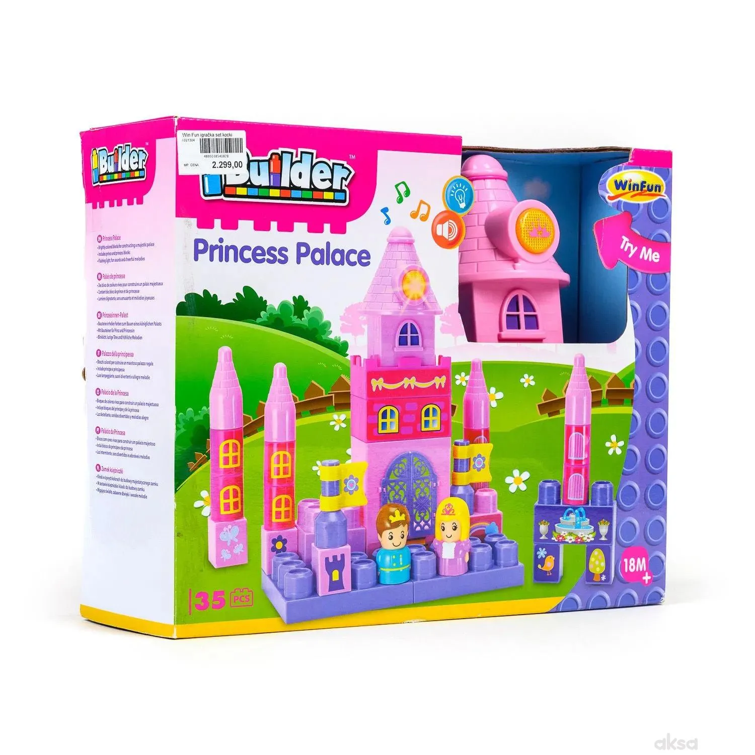 Win Fun igračka set kocki Palata - 35 kom