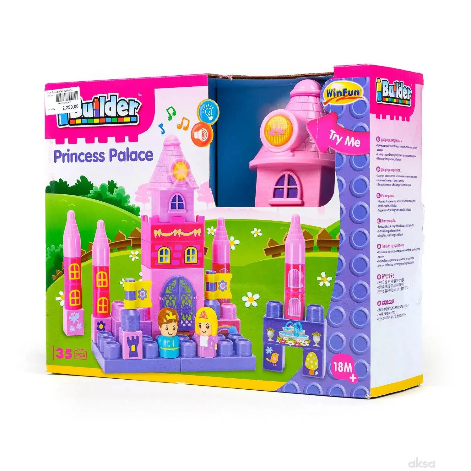 Win Fun igračka set kocki Palata - 35 kom