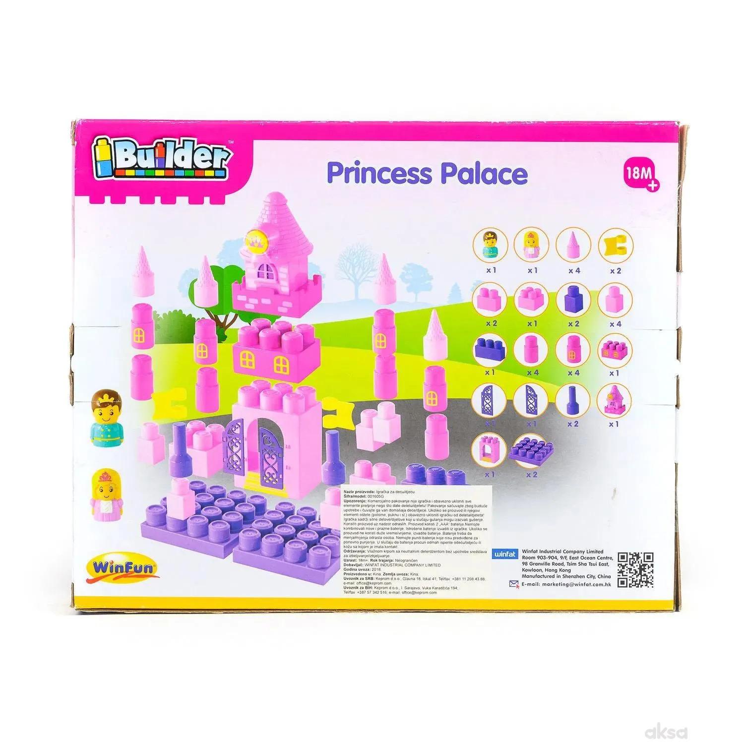 Win Fun igračka set kocki Palata - 35 kom