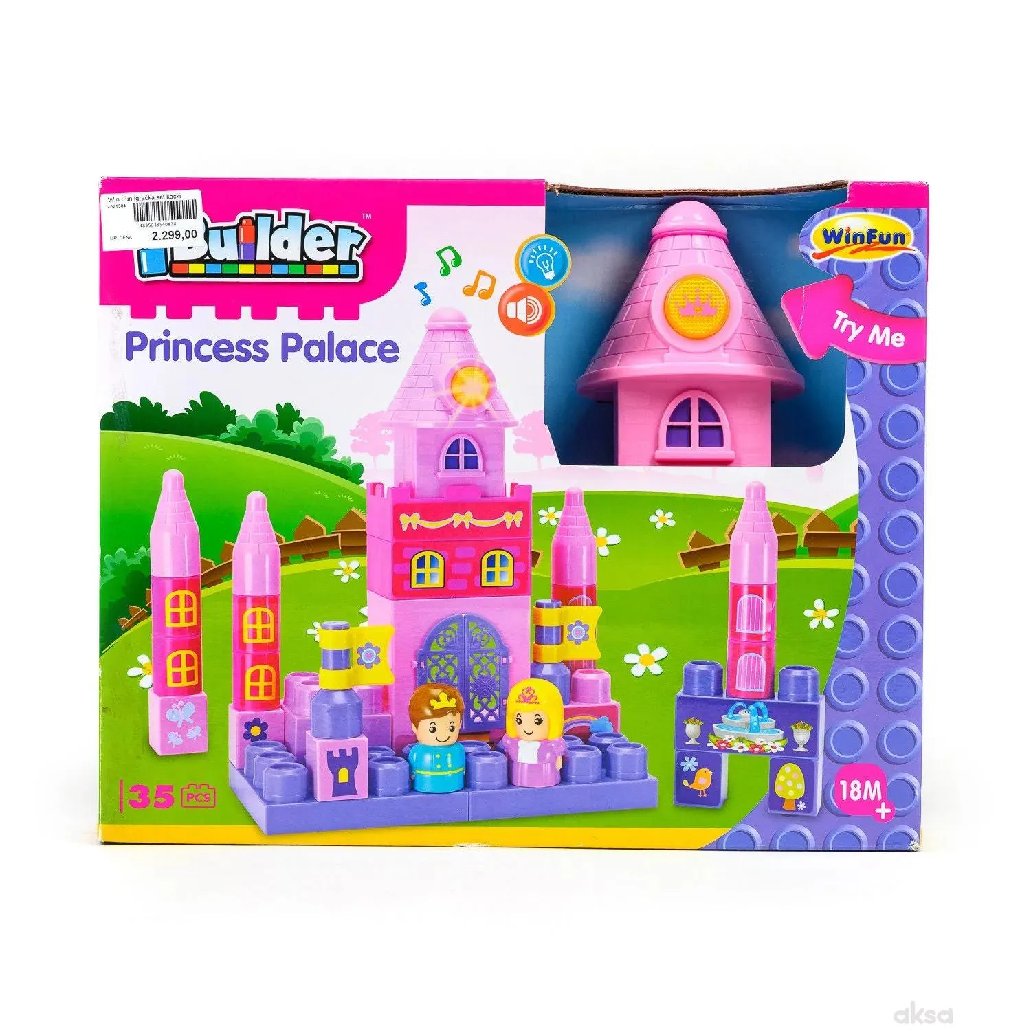 Win Fun igračka set kocki Palata - 35 kom